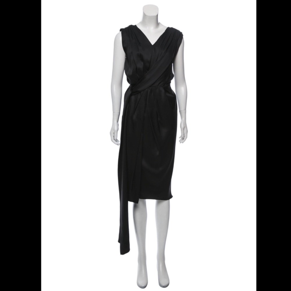 Marc Jacobs Sleeveless Silk Open Back Long Dress